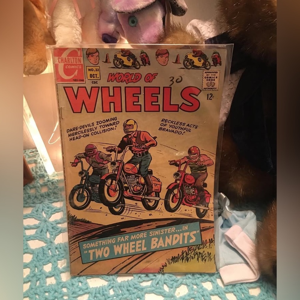 1960s World of W H E E L S No. 22 comic book